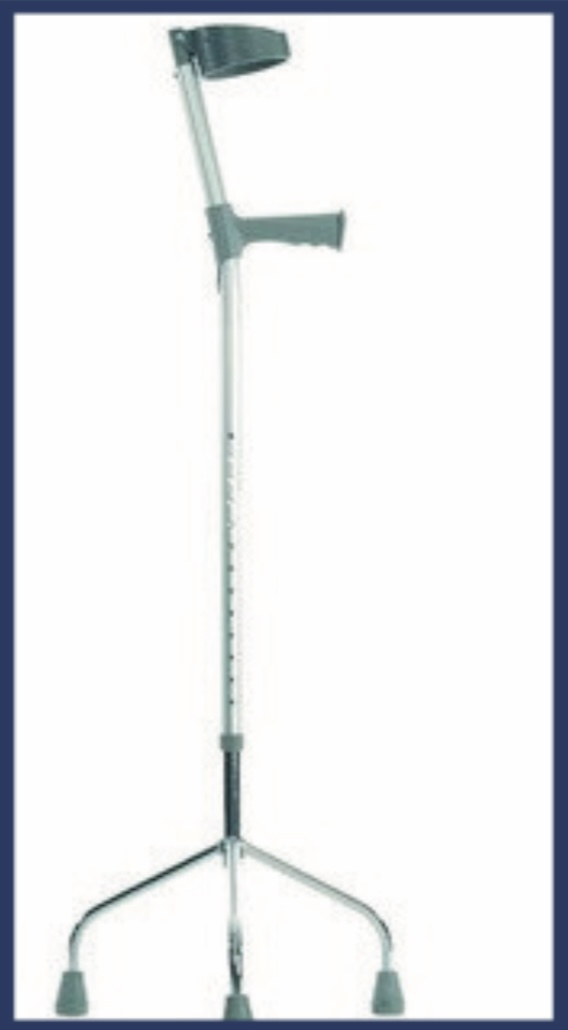 Elbow Crutch Tripod — Scanda Enterprises, medical supplies Moosapet Hyderabad
